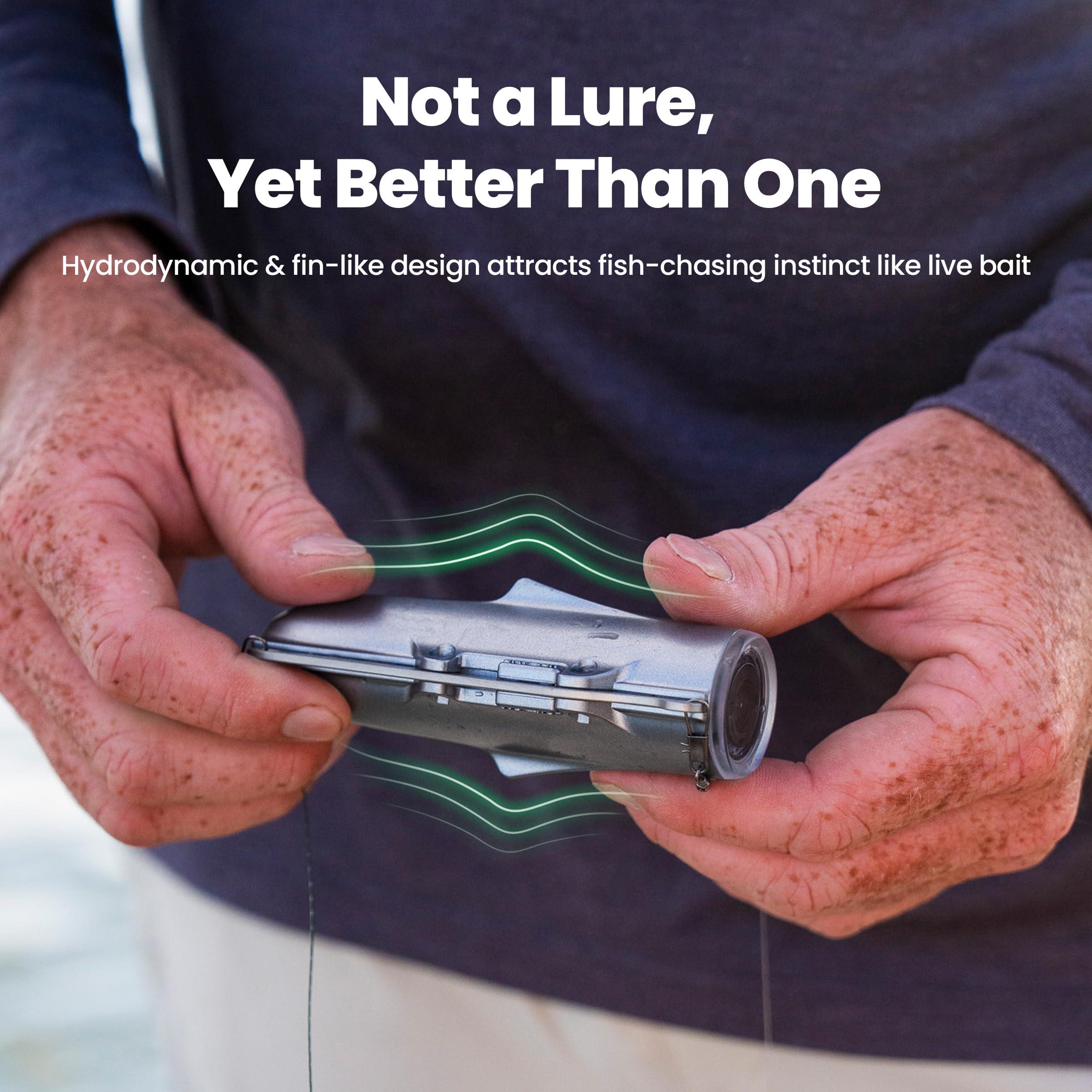 Chasing CanFish Fishing CamX Underwater Fishing Camera, HD 1080P &136Ultra-Wide-Angle,656FT ROV Waterproof/Motion Sensing/Segmented Intelligent Recording/Wireless Charge/App Compatible with iOS and Android