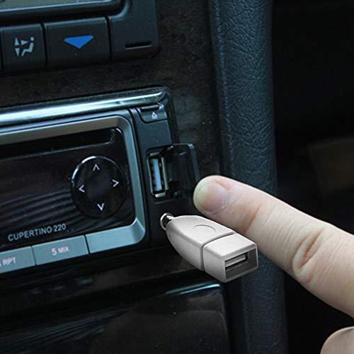 Blacell Blacell USB Female to 3.5mm Jack Male Audio Converter Adapter (White)