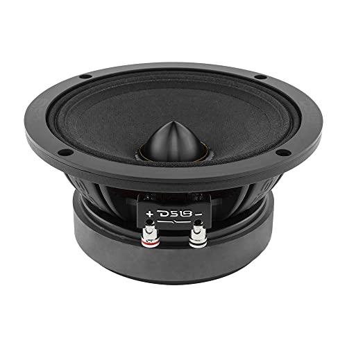 DS18 DS18 PRO-ZXI6.4BM 6.5" Pro Audio Midrange Loudspeaker - 600W Max, 300W RMS, 4 Ohms - Premium Quality Audio Door Speakers for Car or Truck Stereo Sound System (1 Speaker) (Renewed)