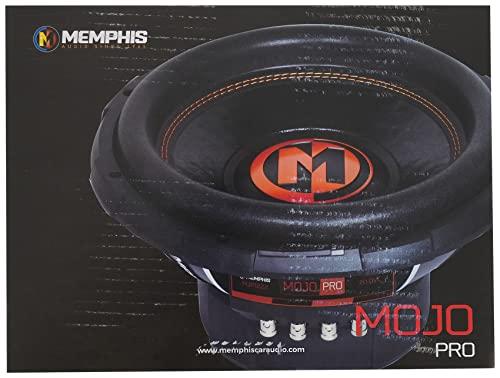 Memphis Audio Memphis Audio MJP1244 12 in 1500 Watt MOJO Pro Car Audio Subwoofer DVC 4 ohm Sub, Black