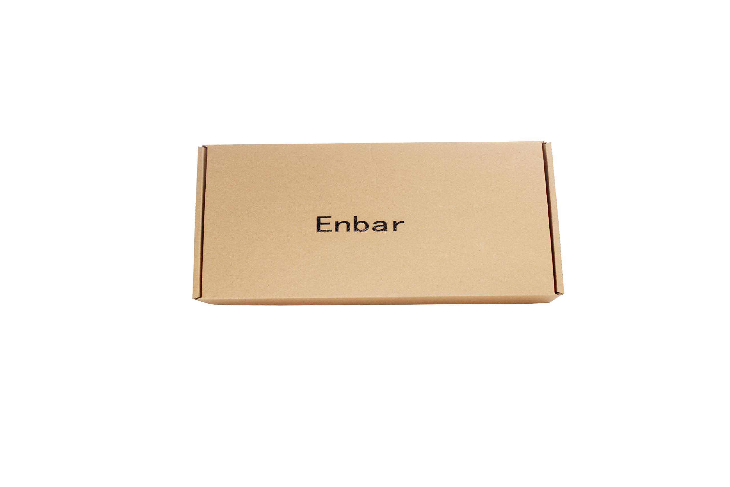 Enbar Enbar Inspection Mirror Flexible Inspection Mirror 360 Rotation with 2 LED Lighted Flexible Inspection Mirror Swivel for Automotive and Shower Use Mirror on a Stick