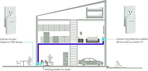 NETGEAR CPL NETGEAR Pack DE 2 ADAPTATEURS CPL1000M, PL1000-100PES