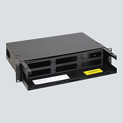 ICC ICC Classic 2 RMS Fiber Optic Rack Mount Enclosure with 6 Slots for LGX Compatible Adapter Panels or Cassettes