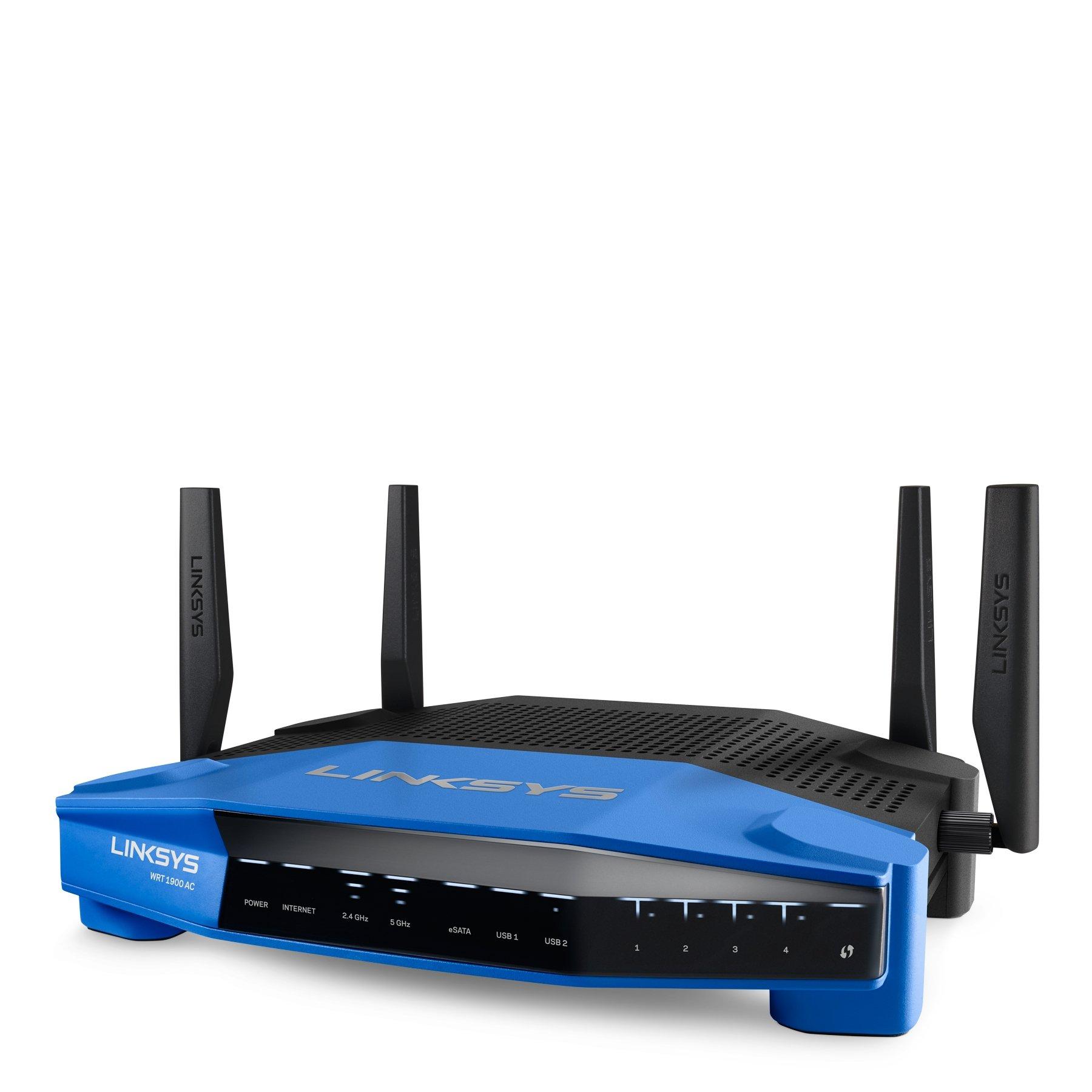 Linksys Linksys WRT1900AC Dual Band Smart Wi-Fi Wireless AC Router (2.4 + 5GHz) - (Certified Refurbished)