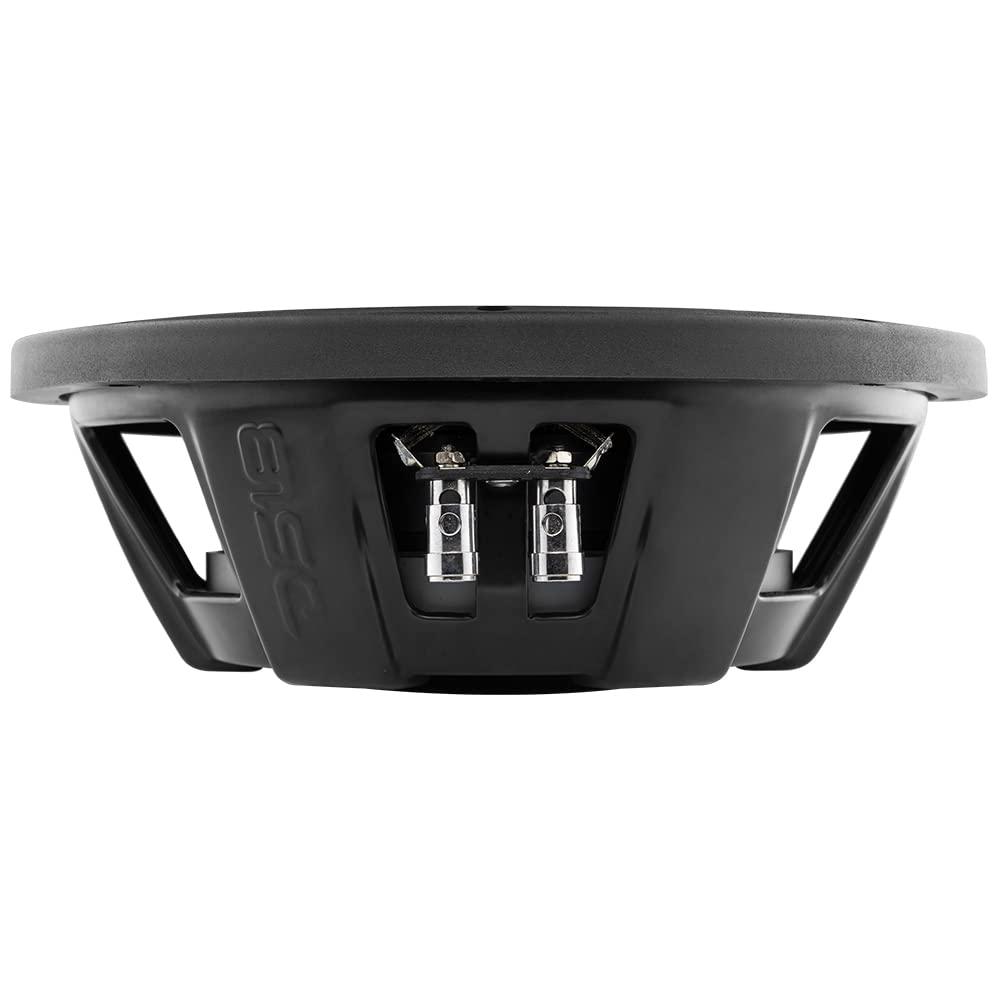 DS18 DS18 PSW10.4S 10"" Shallow Mount Subwoofer 1000 Watts Max Power 500 Watts RMS Single Voice Coil 4 OHMS Water Resistant - Best Sub for Tight Spaces in Car & Trucks - 1 Speaker, Black (Renewed)