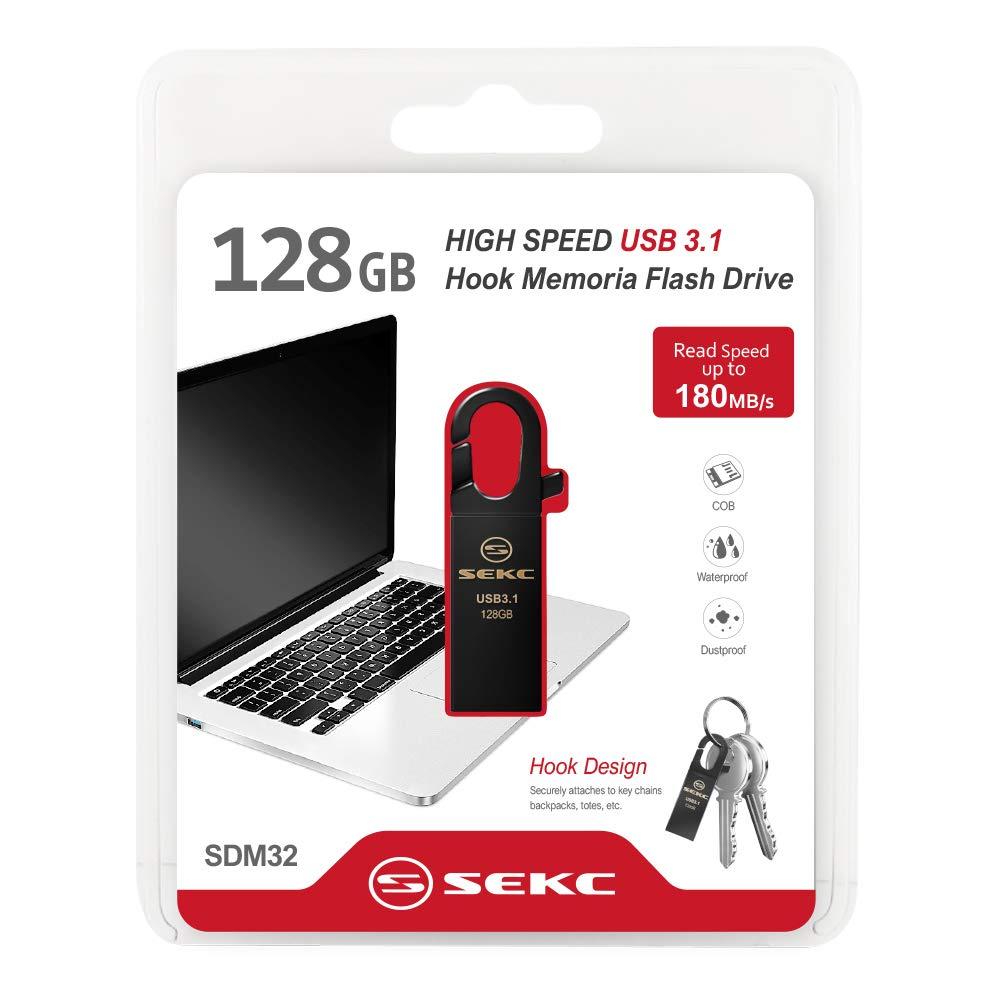 SEKC SEKC 128GB USB 3.1 Hook Memoria Flash Drive - SDM32128G
