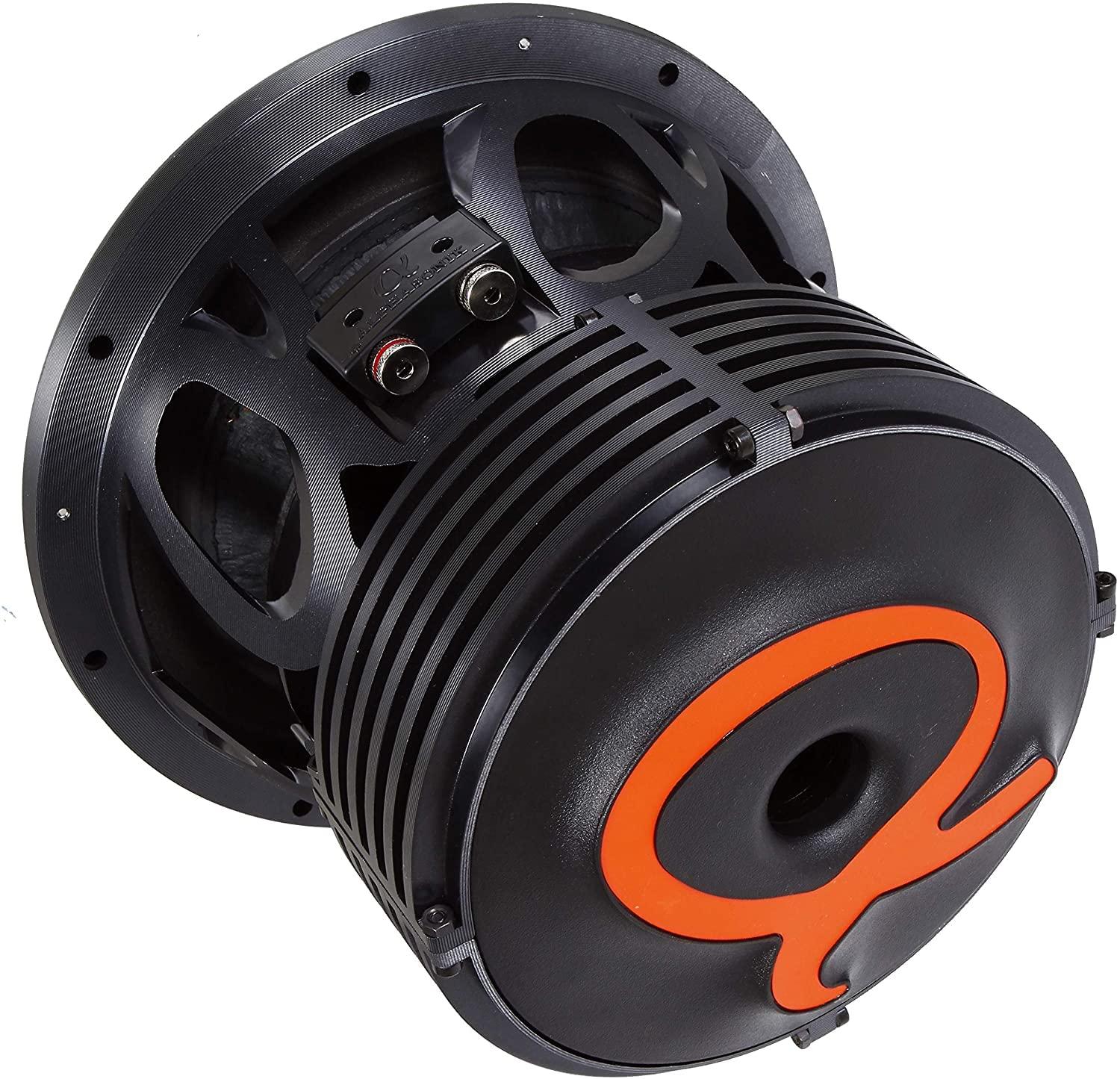 Alphasonik Alphasonik VSW810 Venum 800 Series 10 3300 Watts Max / 1100 Watts RMS Dual 4 Ohm Car Subwoofer Die Cast Aluminum Basket w/Double Stacked Magnets Carbon Fiber Cone Cooling Rings System Sub Woofer