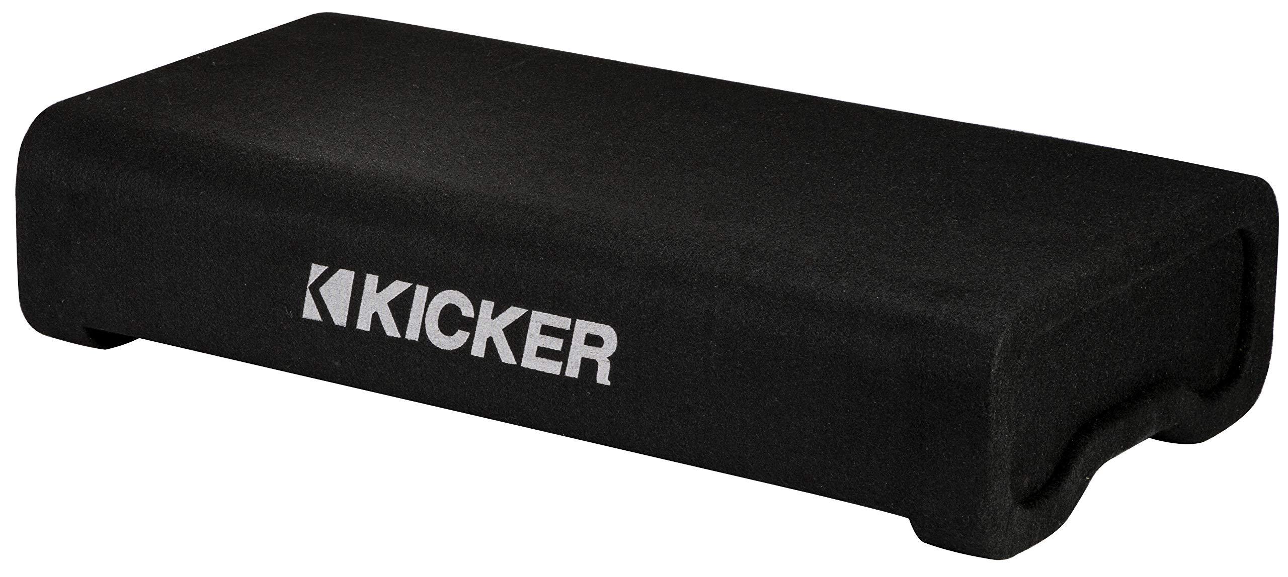 KICKER Kicker 47TRTP122 12-Inch (30cm) Thin Down Firing Subwoofer and Passive Radiator Enclosure, 2-Ohm