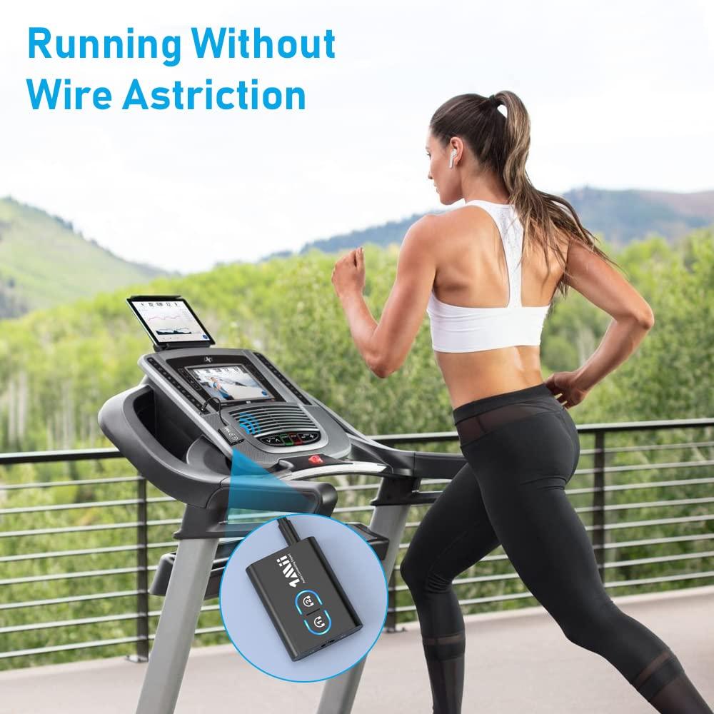 1Mii 1Mii Bluetooth 5.3 Transmitter Receiver for TV to Wireless Headphones, Dual Link AptX Adaptive/Low Latency/HD Audio, Aux Bluetooth Audio Receiver Adapter for Home Stereo, Airplane, Boat, Gym