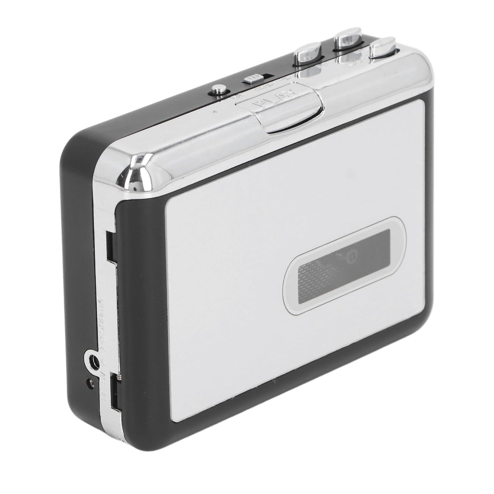 GOWENIC Tape to MP3 Converter, Retro Portable USB Cassette Player, Wide Compatibility withand macOS, Convert Old Cassettes to MP3 or Burn to CD