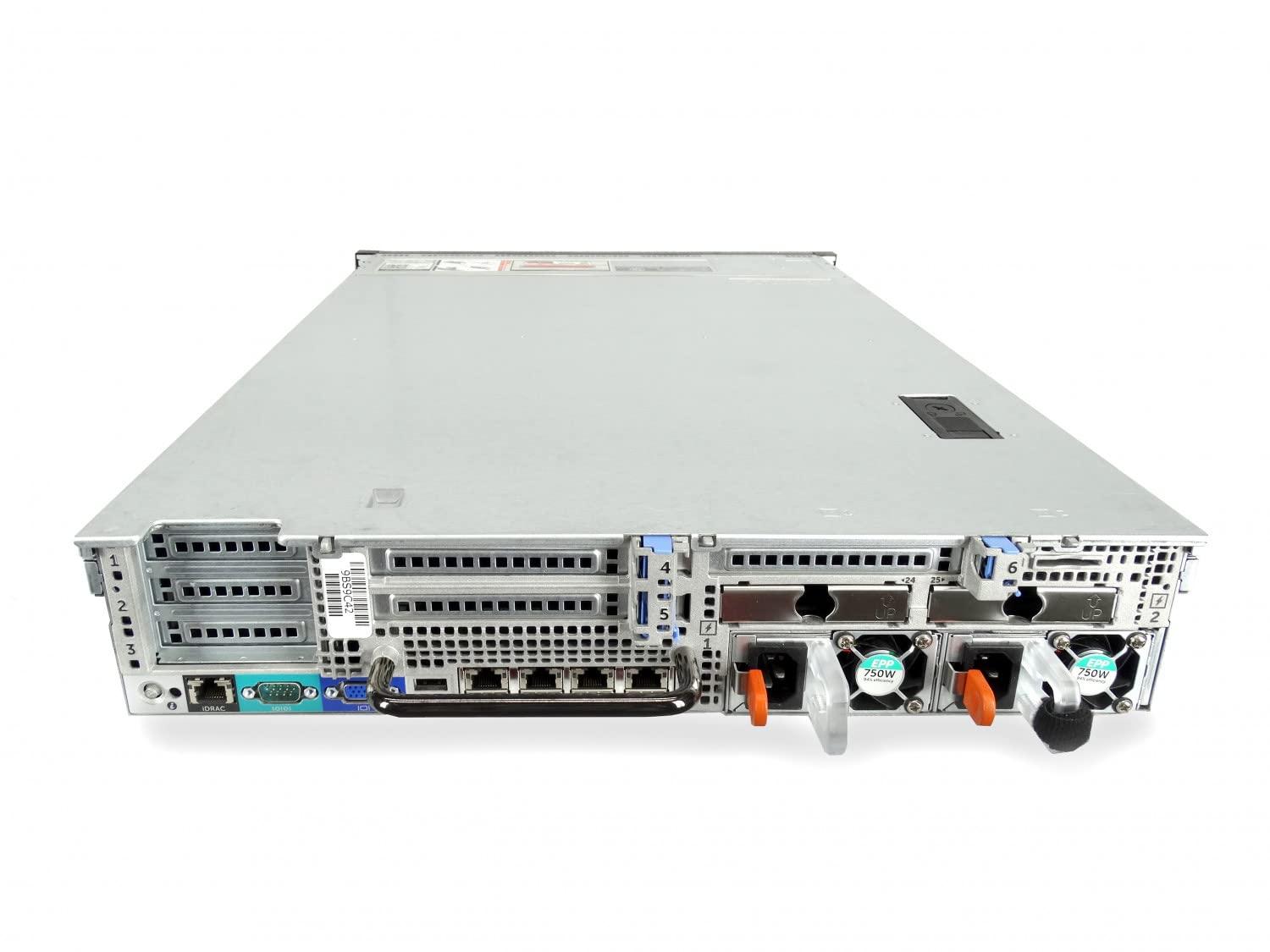 Dell Dell PowerEdge R730xd, 2X E5-2640 v4 2.4GHz 10-Core CPUs, 384GB DDR4 RAM, PERC H730, 24x 400GB SAS SSD, 2X 25Gb SFP+, Rails (Renewed)