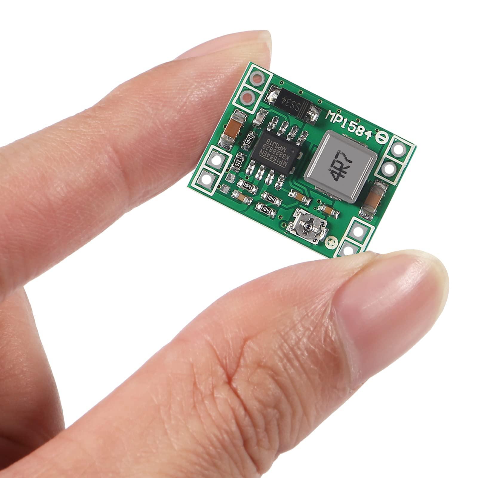 Diitao Diitao 6PCS MP1584 MP1584EN DC-DC 3A Adjustable Voltage Buck Converter Mini Voltage Power Supply Step Down Module 24V to 12V 9V 5V 3V