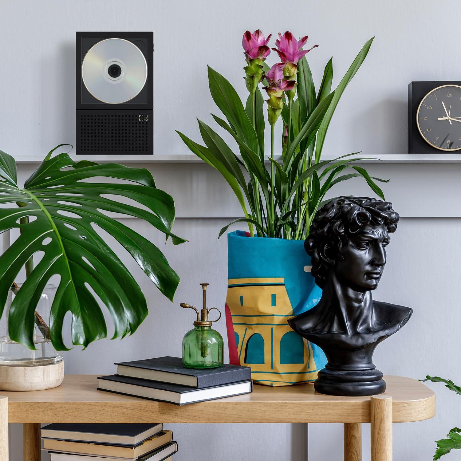 km5 km5 Bluetooth CD Player Instant Disk Audio CP2 (Black)