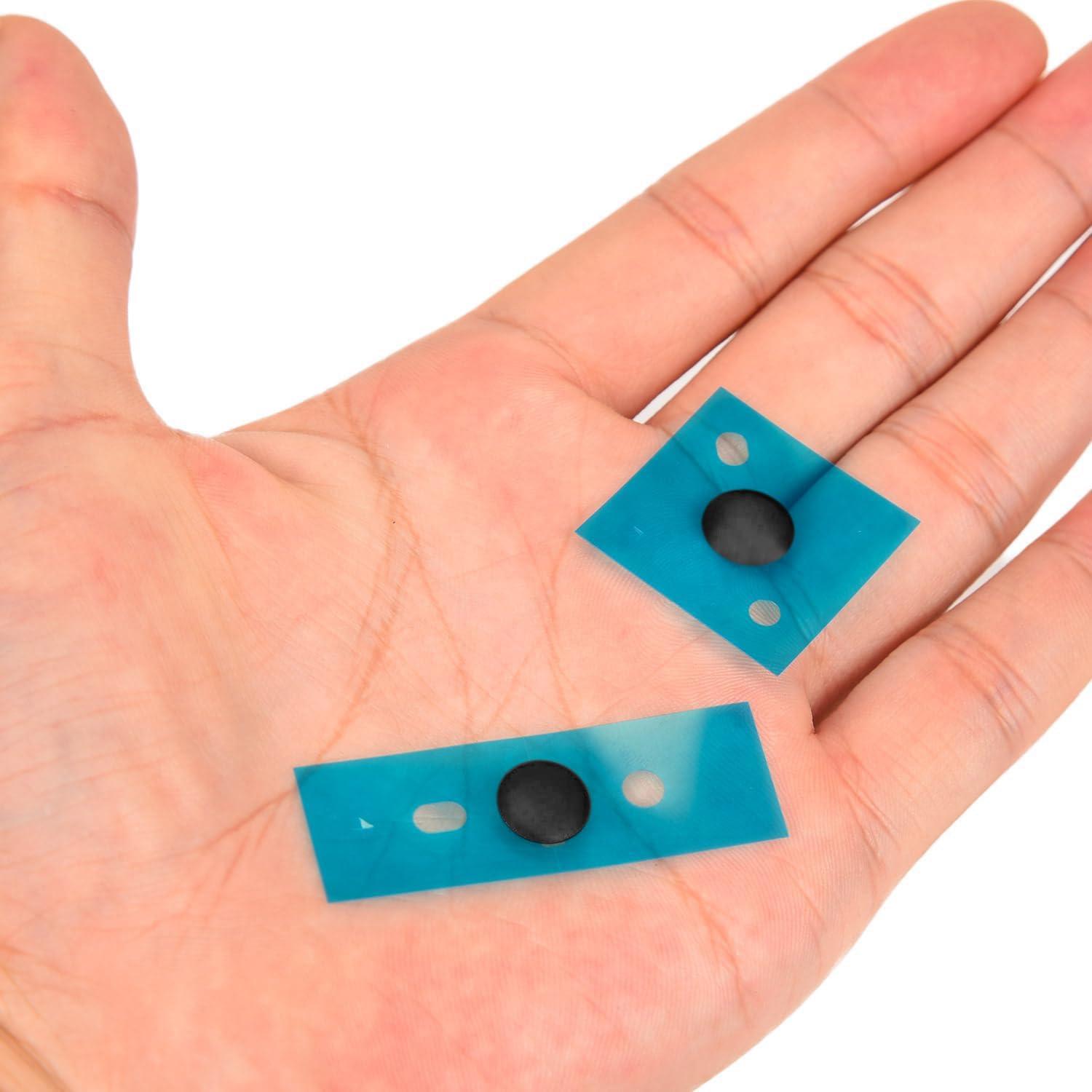 KBRPARTS 4PC Rubber Feet Replacement for Microsoft Surface Laptop 3 4 5, Replacement Anti Slip Surface Laptop 5 4 3 Rubber Feet, Black