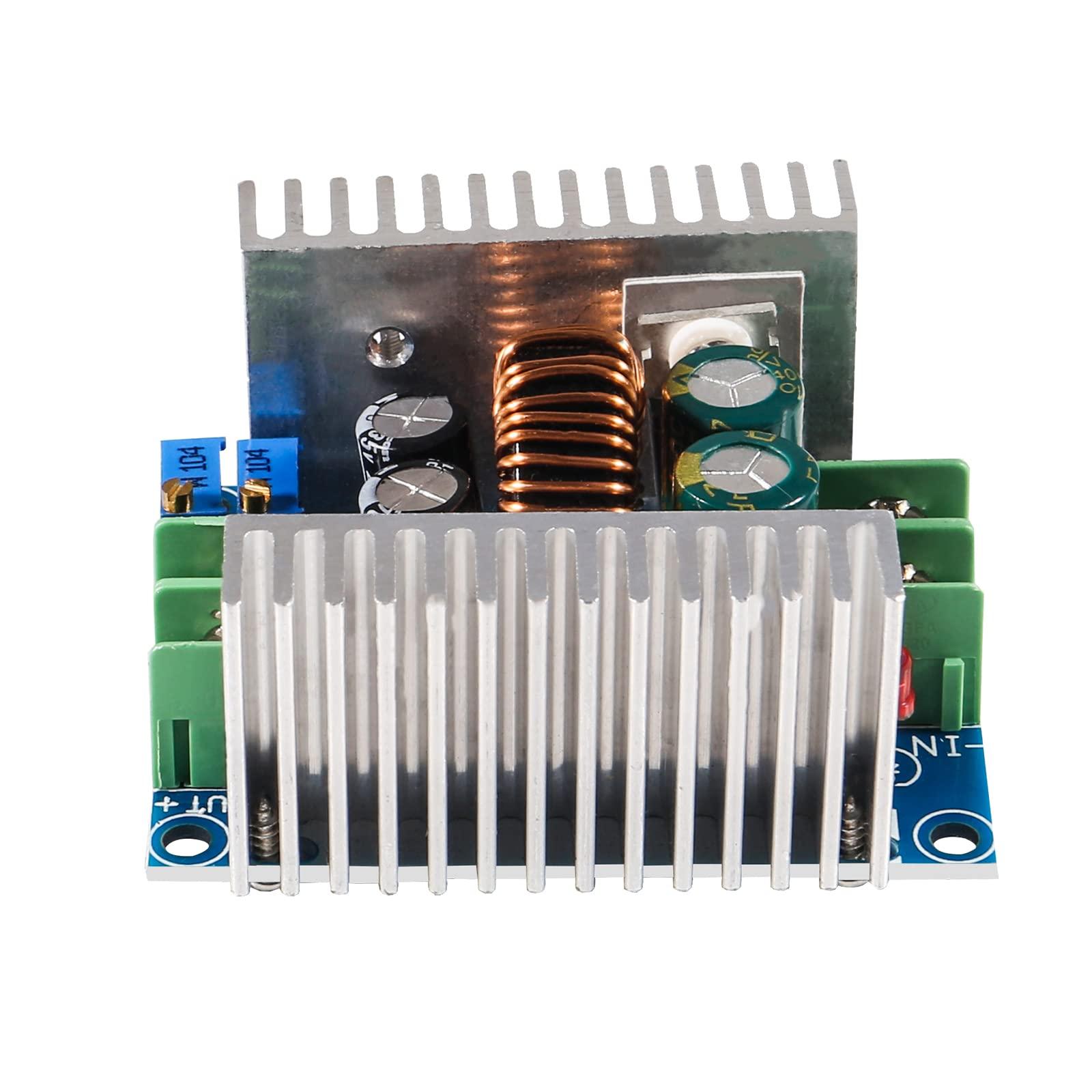 Diitao Diitao 3PCS Step Down Converter Module 20A 300W DC-DC Constant Current Adjustable Voltage Regulator Modules CC CV Buck Converter Power Supply Module with Short Circuit Protection (DC 6-40V to 1.2-36V)