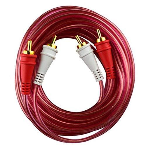 Nippon Audiopipe AMPG25 Rca Cable 25 Audiopipe Ofc Clear Installer Series