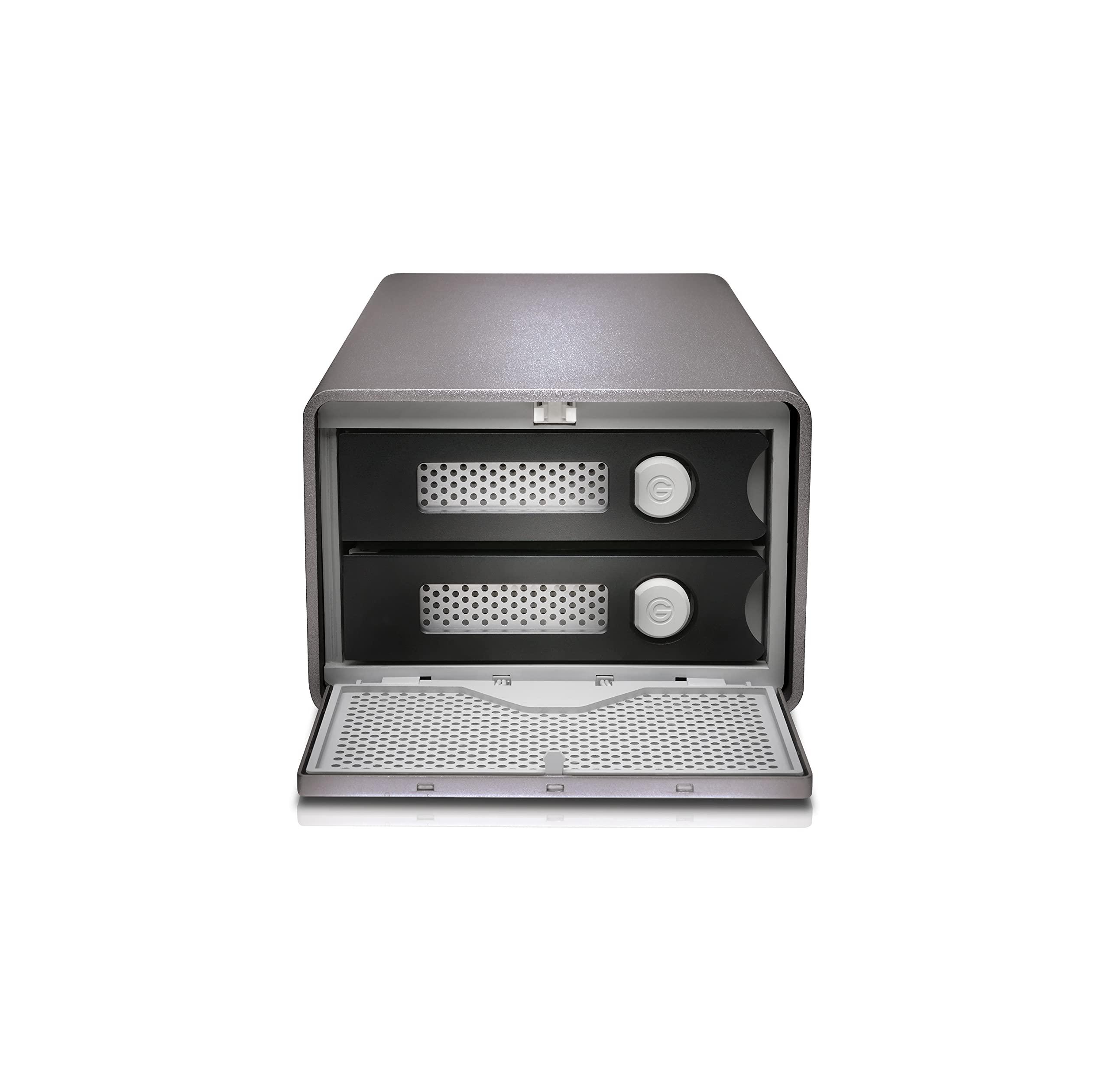 SanDisk Professional SanDisk Professional 8TB G-RAID 2 - Enterprise-Class 2-Bay Desktop Drive, 7200RPM Ultrastar drive inside, Thunderbolt 3, USB-C, HDMI Port, Hardware RAID - SDPH62H-008T-NBAAD