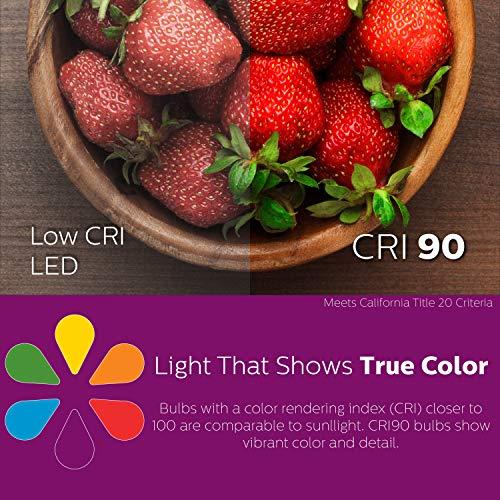 Philips LED Philips LED GU10 Dimmable Spotlight Bulb - Pack of 3 - 50 Watts, Bright White - Energy Star Certified, Title 20 Compliant