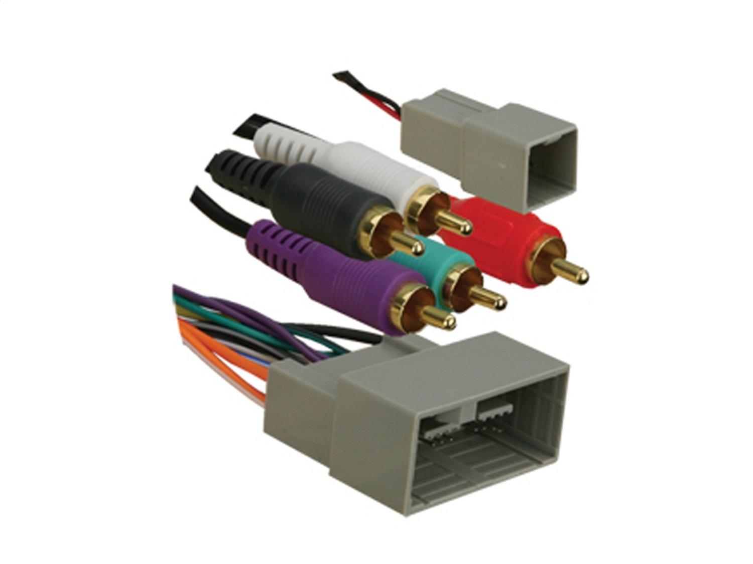 Metra Metra 70-1730 Wire Harness Amplified Version for Honda 2008 and Up (Black) & Metra Electronics 40-HD10 Factory Antenna Cable to Aftermarket Radio Receivers for Select Honda/Acura Vehicles