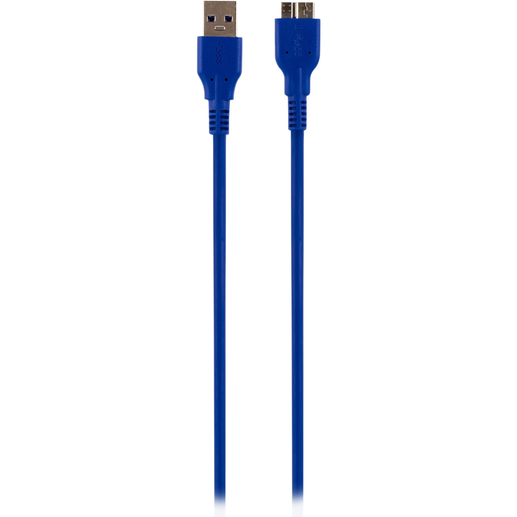 ATIVA Ativa USB 3.0 to Micro B Cable, 3, Blue, 27517