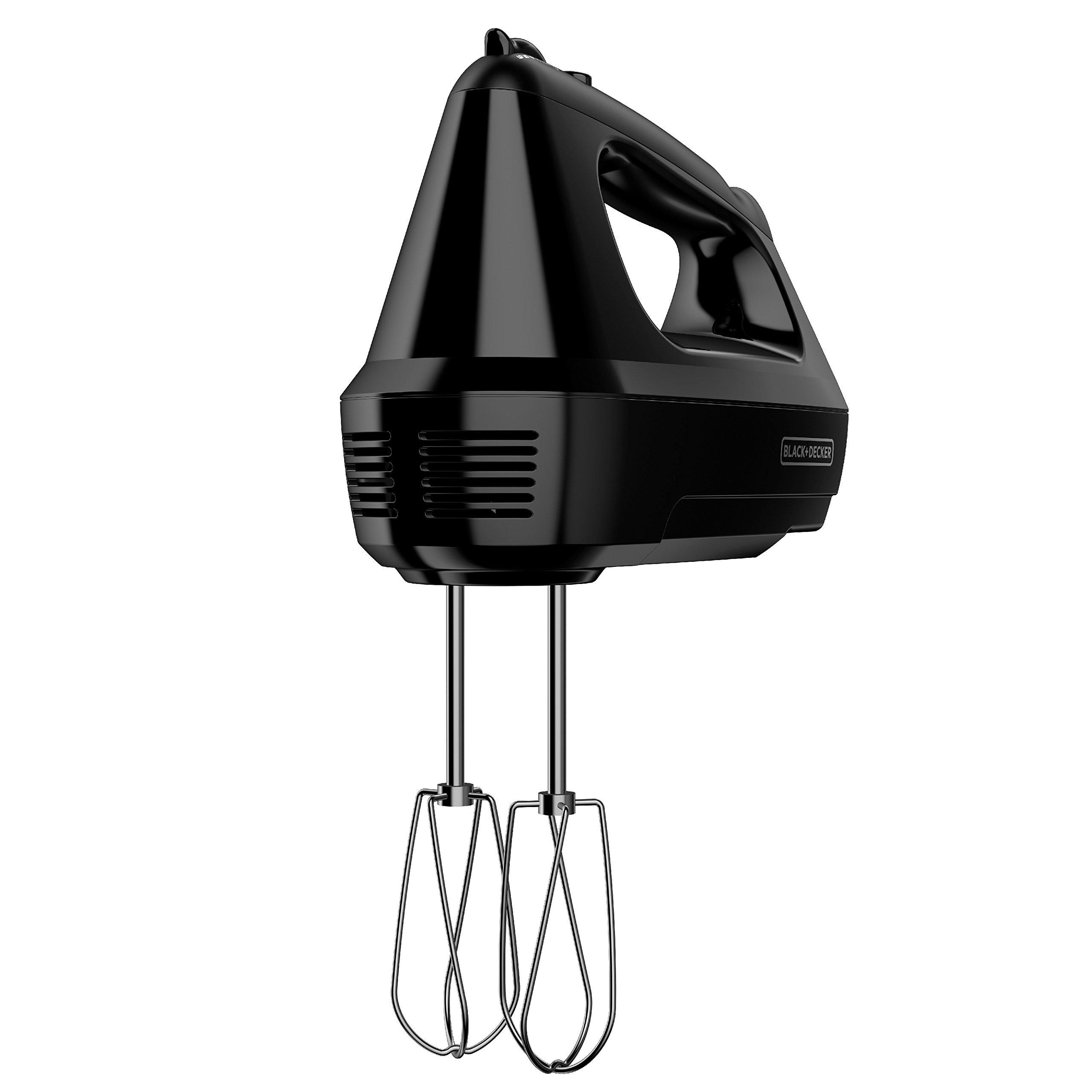 BLACK+DECKER BLACK+DECKER MX3200B 6-Speed Hand Mixer with Turbo Boost, Black