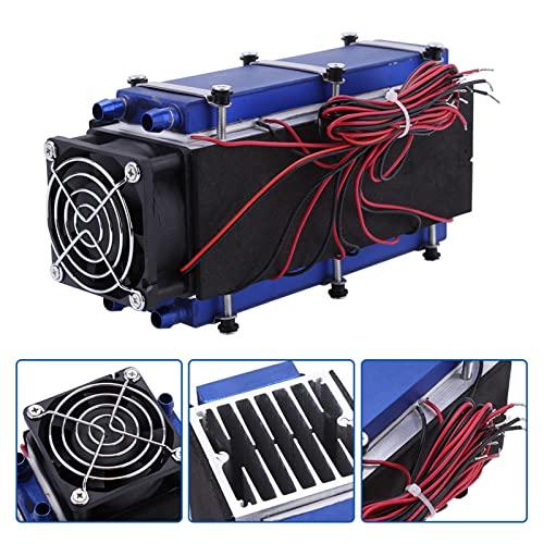 Hyuduo Peltier Refrigeration, Mini Air Conditioner,DC 12V 576W 8-Chip TEC1-12706 DIY Thermoelectric Cooler Air Cooling Device, Computer Heatsinks