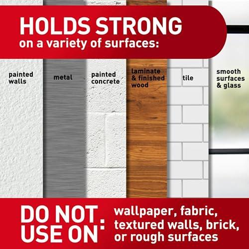 Command Command Easel Back Picture Hanging Strips, Holds up to 5 lb, 2 sets (2 pairs and 2 spacers), Hang Tabletop Frames, Damage Free Picture Hangers