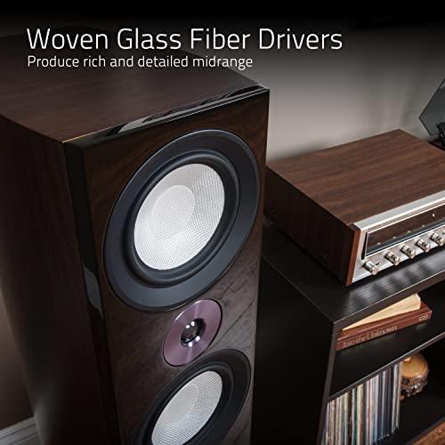 Fluance Fluance Reference High Performance 2-Way Center Channel Speaker for Enhanced Dialogue and Vocals in Home Theater Surround Sound Systems - Walnut (XL8CW)