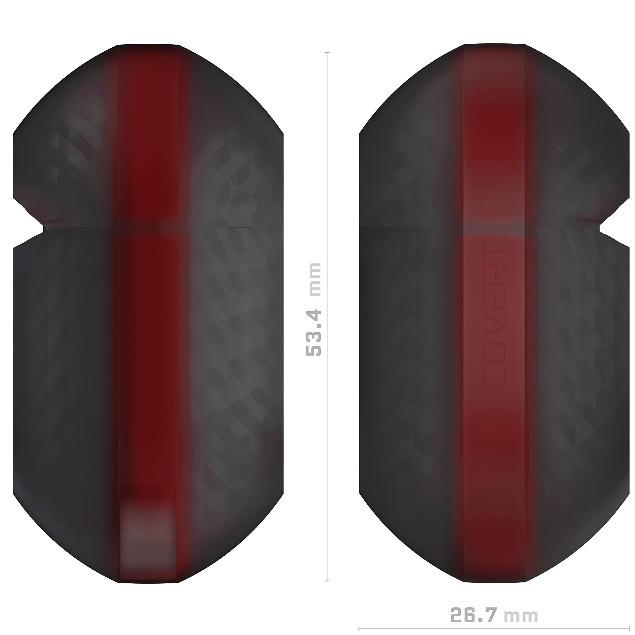 Ghostek Ghostek COVERT Apple AirPod 3 Case Clear Protective Silicone Cover with Keychain Premium Slim Design with Heavy Duty Protection Wireless Charging Compatible Designed for 2021 AirPods (3rd Gen) (Smoke)