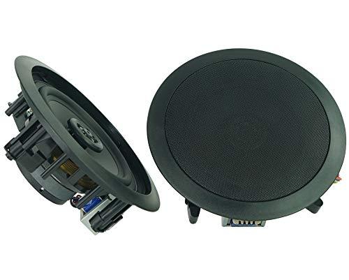 Rockville Rockville 2 CC65T Black 6.5" Commercial 70v Ceiling Speakers for Restaurant