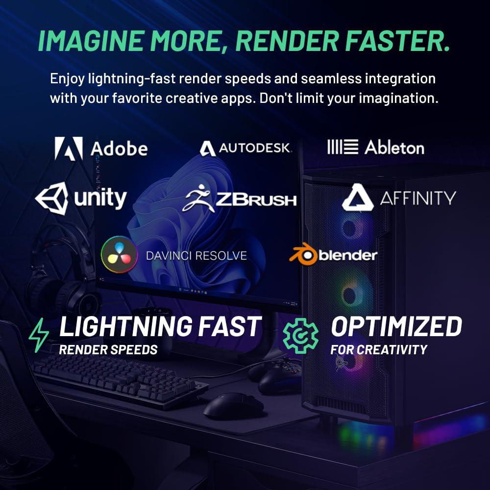 Skytech Gaming Skytech Gaming Shadow Gaming PC Desktop AMD Ryzen 7 5700X 3.4 GHz, NVIDIA RTX 4060, 1TB NVME SSD, 16GB DDR4 RAM 3200, 600W Gold PSU, 11AC Wi-Fi, Windows 11 Home 64-bit,Black