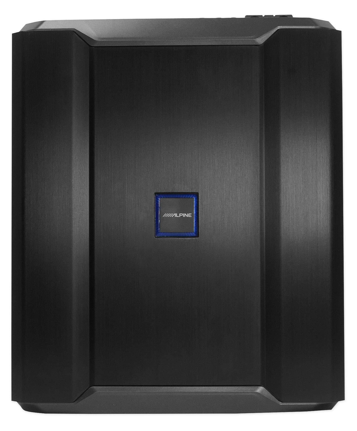 Alpine Alpine R-A90S 900 Watt R-Series 6-Channel Car Audio Amplifier Class D Amp Bundle with Rockville RWK4CU 4 AWG Gauge 100% Copper Complete Amp Installation Wire Kit OFC