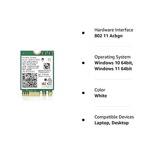 OKN AX210NGW WiFi 6E Card M.2 5400Mbps Tri-Band Wireless Module for Laptop,11AX WiFi Adapter with Bluetooth 5.3,MU-MIMO, Ultra-Low Latency, NGFF, Supports Windows 11/10 (64bit)