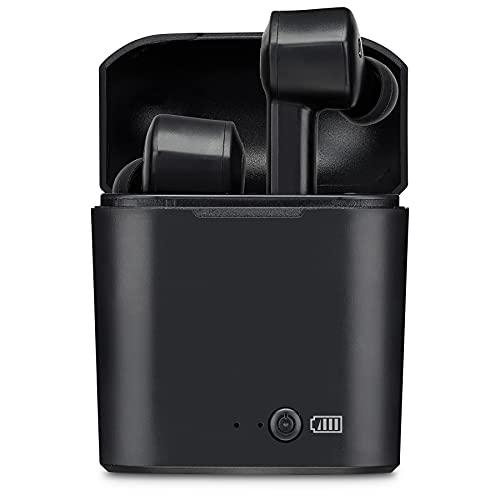 iLive iLive Truly Wire-Free Bluetooth Earbuds, Sweatproof Design, Charging Case, Includes 3 Set of Ear Tips, Black (IAEBT300B)