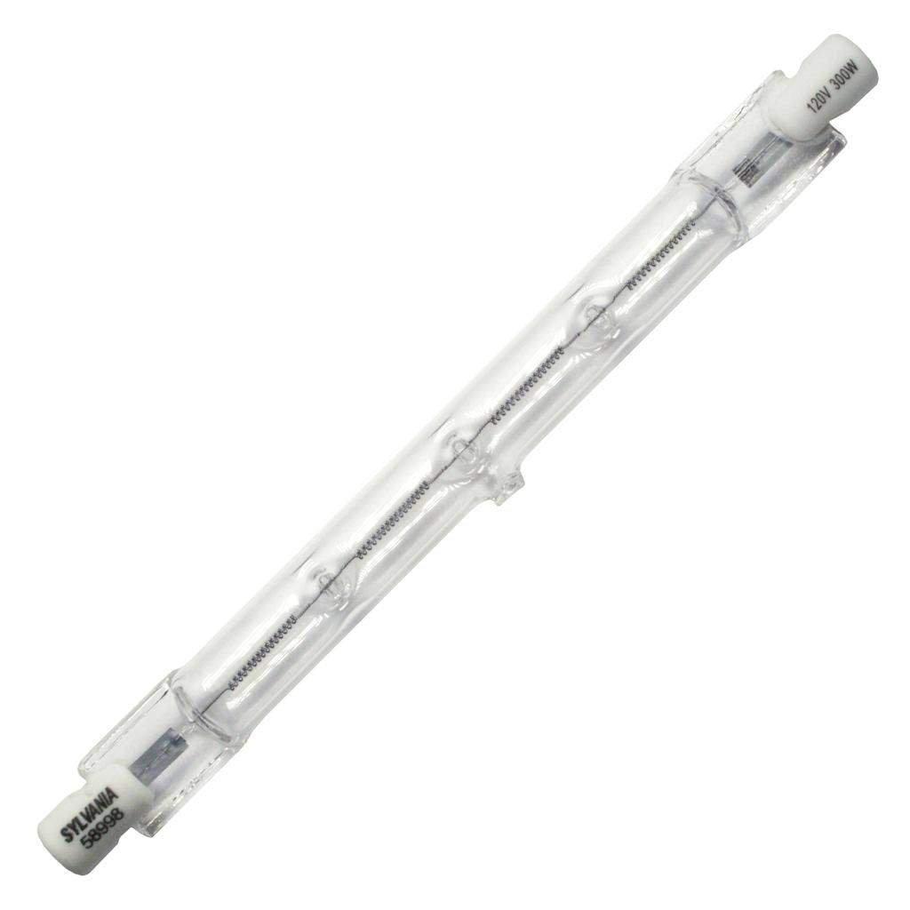 OSRAM OSRAM Sylvania GIDDS-681422 681422 Halogen Quartz Lamp, T3, 300W, 120V s, R7S, Clear, Tungsten, Double End