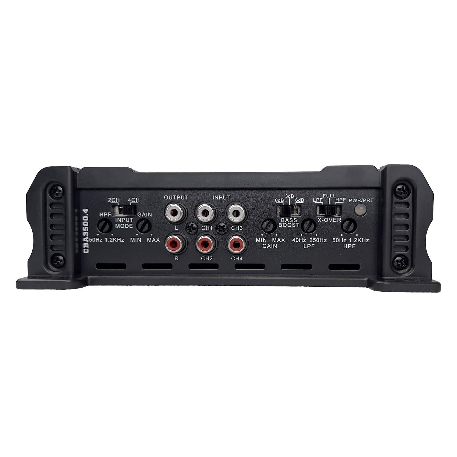 ORION Orion Cobalt Series CBA3500.4 High Efficiency 4-Channel Class A/B Amplifier for Car Audio Stereo - 3500W High Output, 2/4 Ohm Stable, Adjustable Low/High Pass, Bass Boost, MOSFET Power Supply