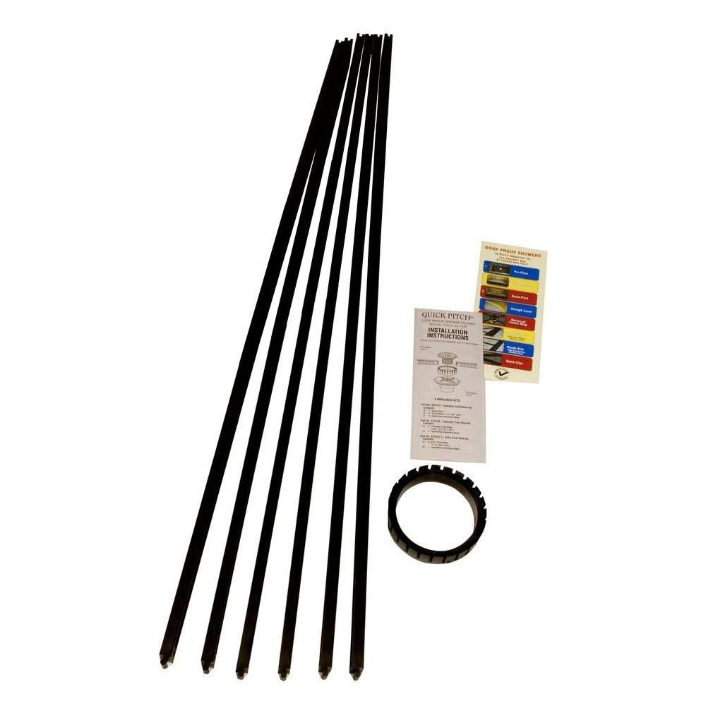 GOOF PROOF SHOWER GOOF PROOF SHOWER QPK-101 Quick-Pitch Standard Shower Kit