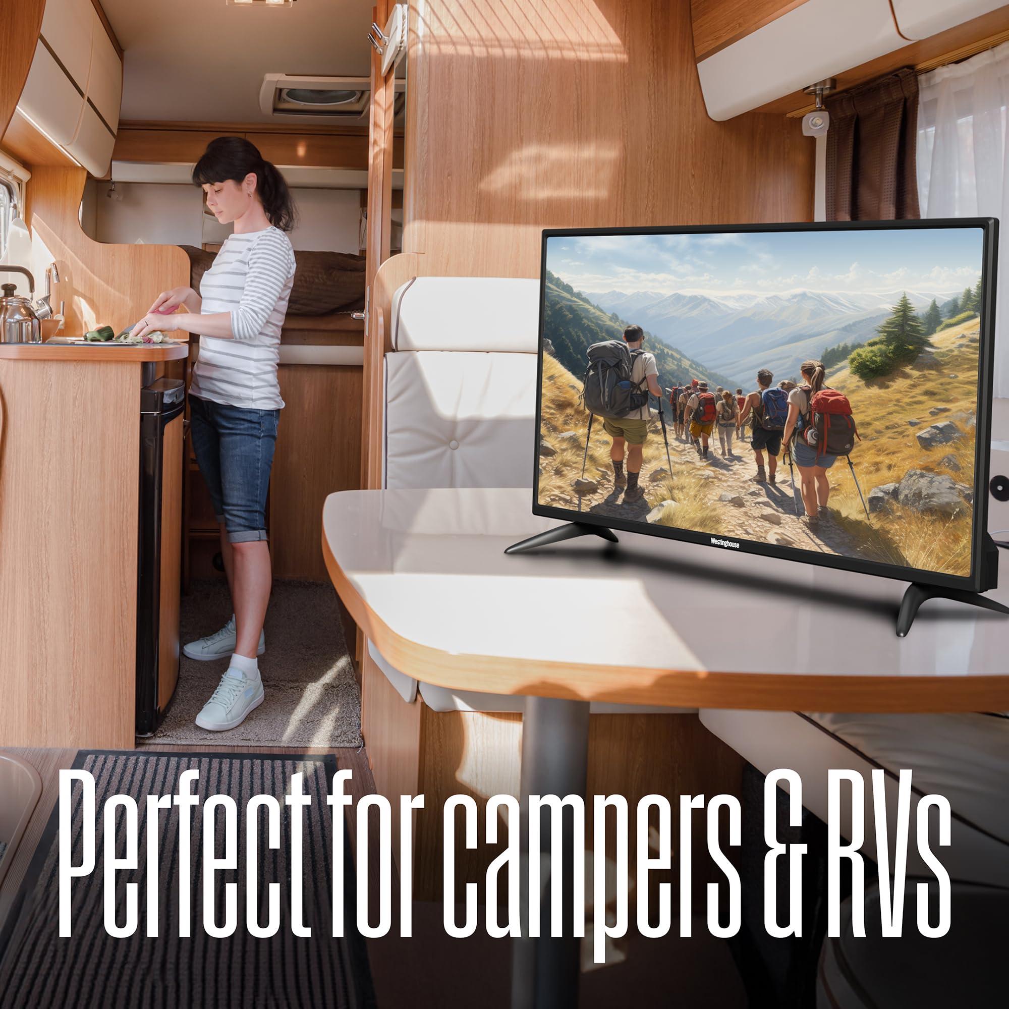 Westinghouse Westinghouse 32 Inch TV, 720p HD LED Small Flat Screen Non-Smart Television with HDMI, USB, VGA, & V-Chip Parental Controls, Monitor for Home, Kitchen, RV Camper, or Office