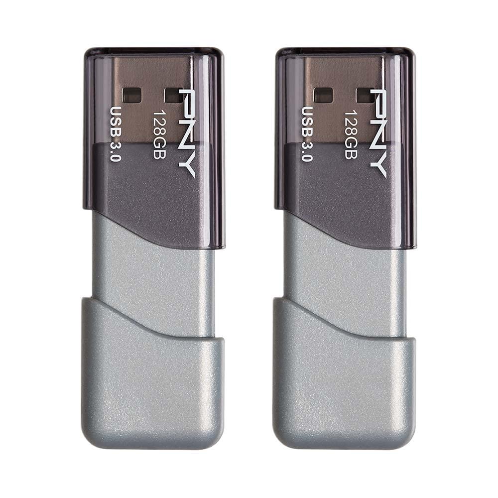 PNY PNY 32GB Attach 3 USB 2.0 Flash Drive, 50-Pack & 128GB Turbo Attach 3 USB 3.0 Flash Drive, 2-Pack