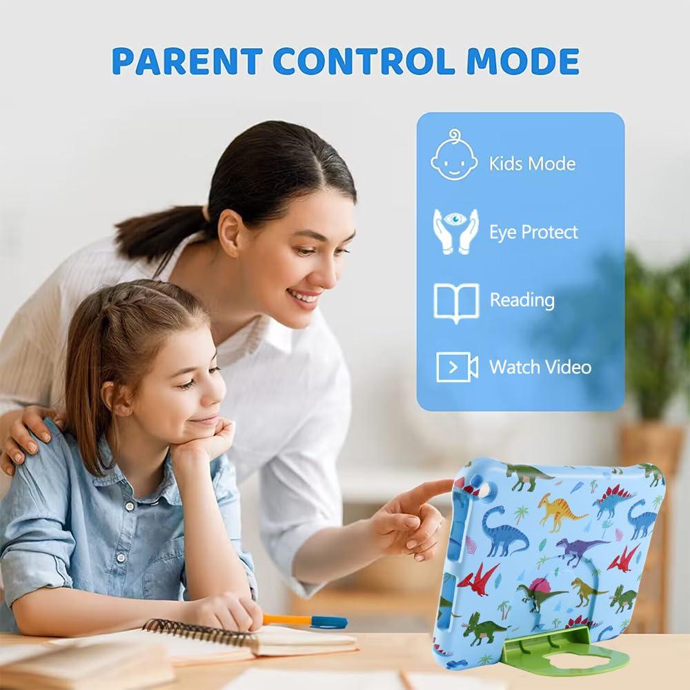 Topevoeon Topevoeon Dinosaur Fire HD 10 Tablet Case for Kids Boys Light EVA Kids Friendly Fire HD10 Plus 10.1 inch 2021 2023 11Gen Case with Handle Kickstand Kids Pro Shockproof Full Cover for Boy's Gift