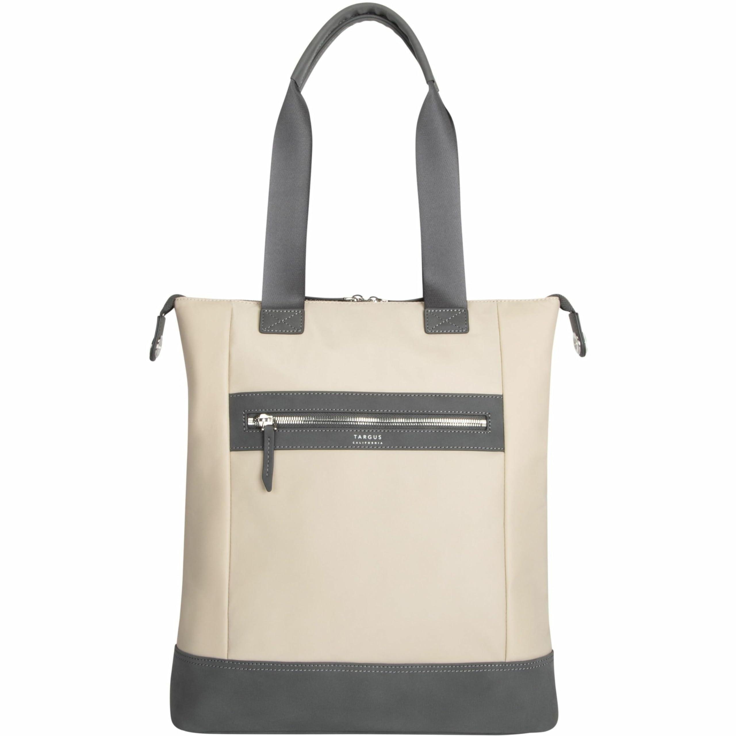 Targus Targus+Newport+3+North%2fSouth+Nylon+Tote+With+15%22+Laptop+Pocket%2c+11-15%2f16%e2%80%9dH+x+19%e2%80%9dW+x+1-13%2f16%e2%80%9dD%2c+Tan