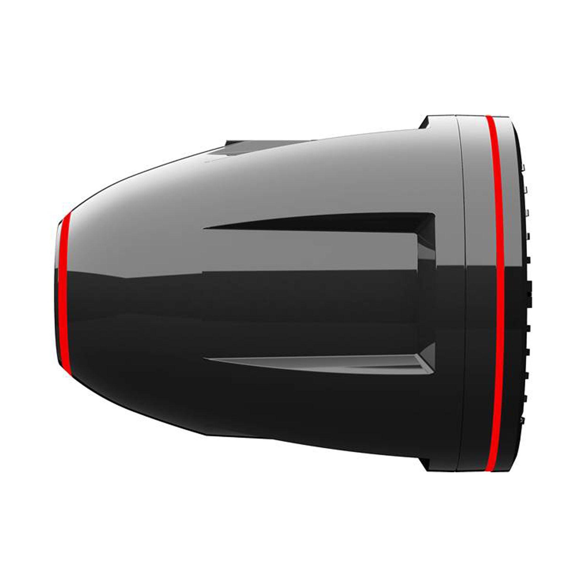 CreativeAudio Wet Sounds REV 10 HD 10\" Horn Loaded Compression Driver Tower Speakers with XW Grills & ADP-REV-HD-X-B X-Mount, 300 Watts RMS, Black, Pair