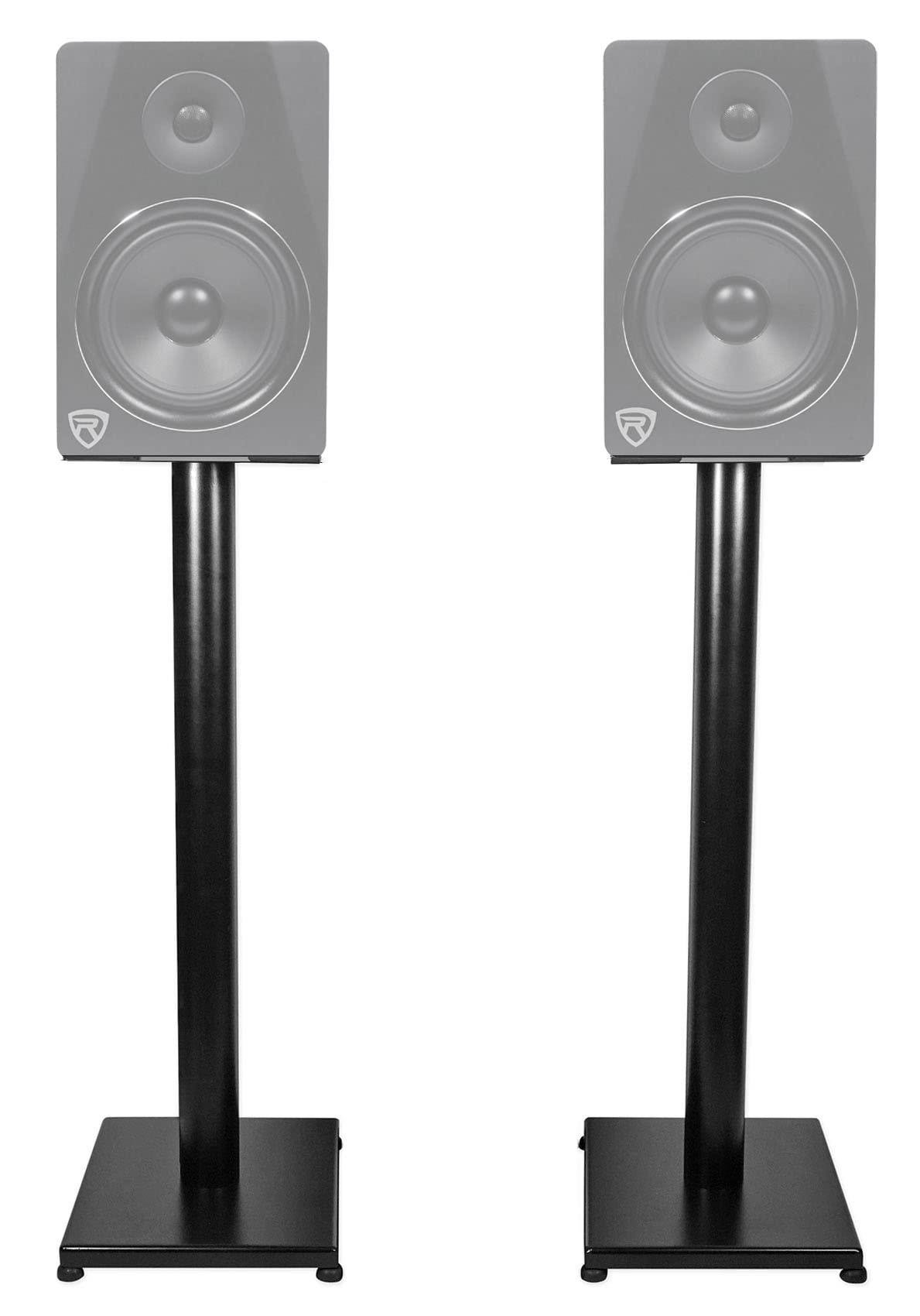 Rockville Rockville ELITE-5B 5.25" Powered Bookshelf Speakers Bluetooth/Optical+29" Stands