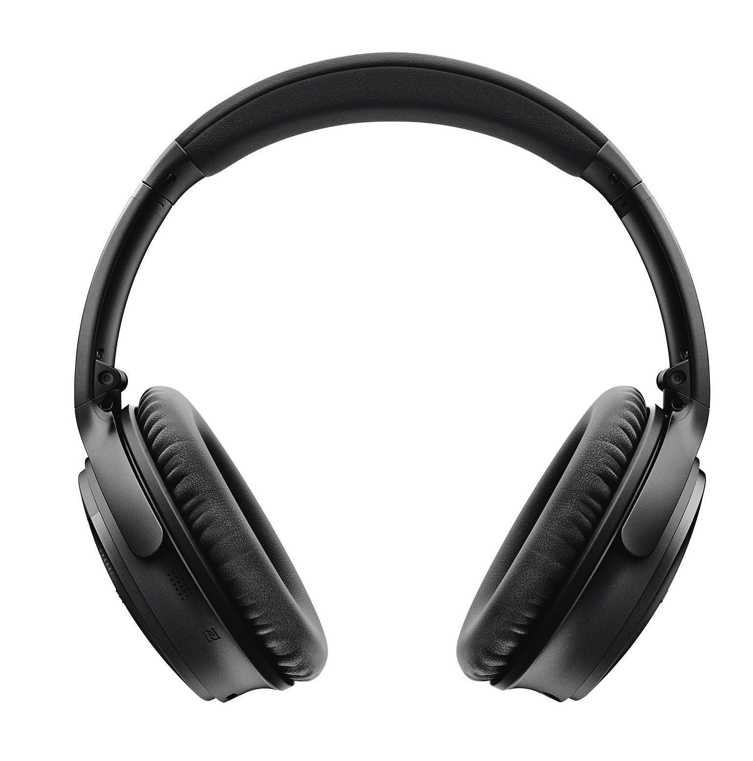 Bose Bose QuietComfort 35 (Series II) Wireless Headphones, Noise Cancelling - Black (Renewed)