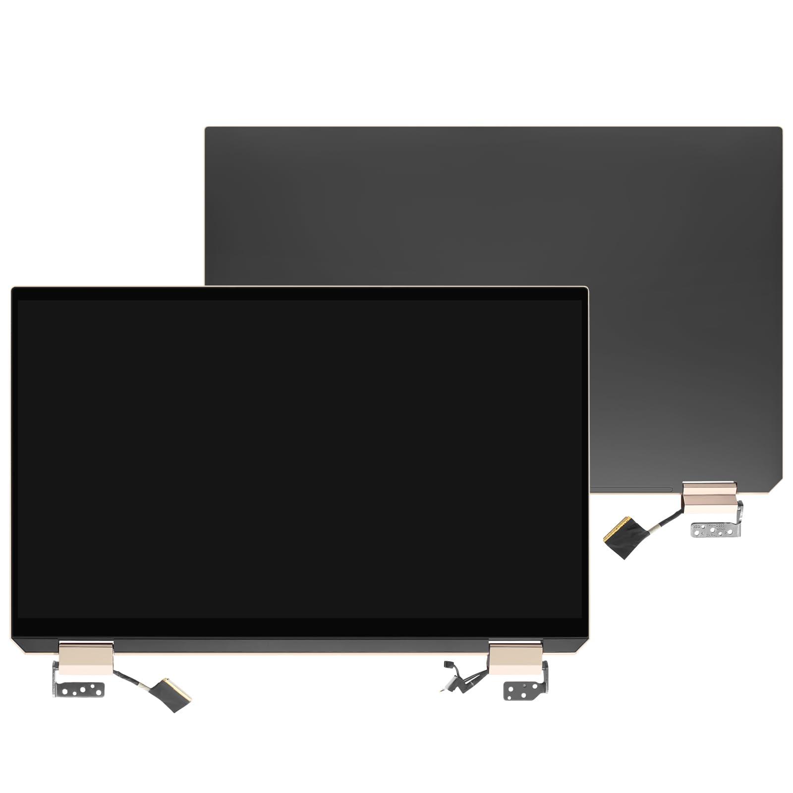 POBRIDA POBRIDA 15.6" OLED Screen Replacement Full Top Complete Assembly for HP Spectre X360 15-EB0033TX 15-EB0034TX Brown (OLED Cable)