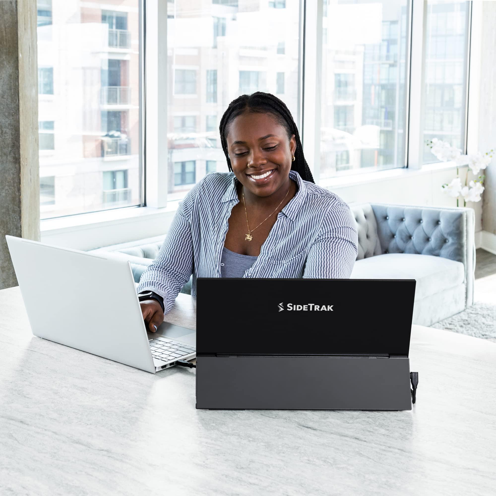 SideTrak SideTrak Solo Pro 15.8\" Touchscreen Portable Monitor for Laptop | FHD LED IPS Dual Display, 10-Point Touch, USB-C & HDMI Laptop Screen Extender for Mac, PC, Chrome, HDR (Touchscreen)