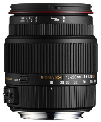 Sigma Sigma 18-200mm F3.5-6.3 II DC OS HSM Lens for Sony SLR Camera