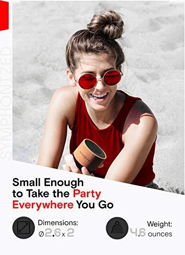 Symphonized Symphonized NXT Premium Genuine One Piece Solid Hand Carved Bamboo Wood Bluetooth Portable Speaker. Compatible with All Bluetooth iOS Devices, All Android Devices and Mp3 Players