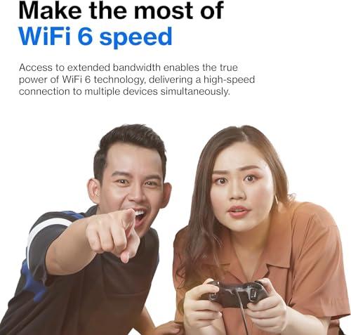 Linksys Linksys AX2200 | Dual-Band Mesh WiFi 6 Router | 2.2 (AX2200) Speeds | Connect 15+ Devices | 1500 Sq Ft Coverage | 2024 Release, Black