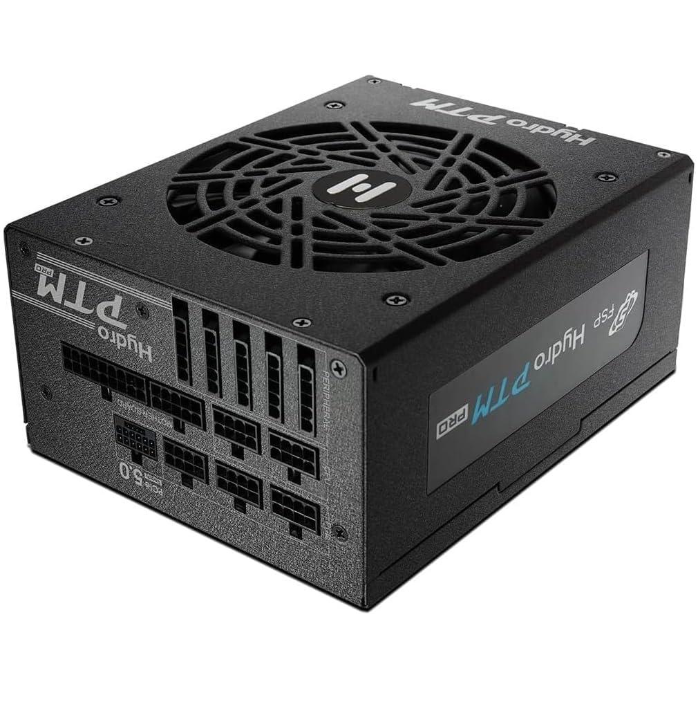 FSP FSP Hydro PTM PRO 1200W ATX 3.0 & PCIe 5.0 (GEN-5), 80 Plus Platinum Full Modular Power Supply Full-Bridge Topology Module Design 10 Years Warranty (HPT2-1200M, G5T)